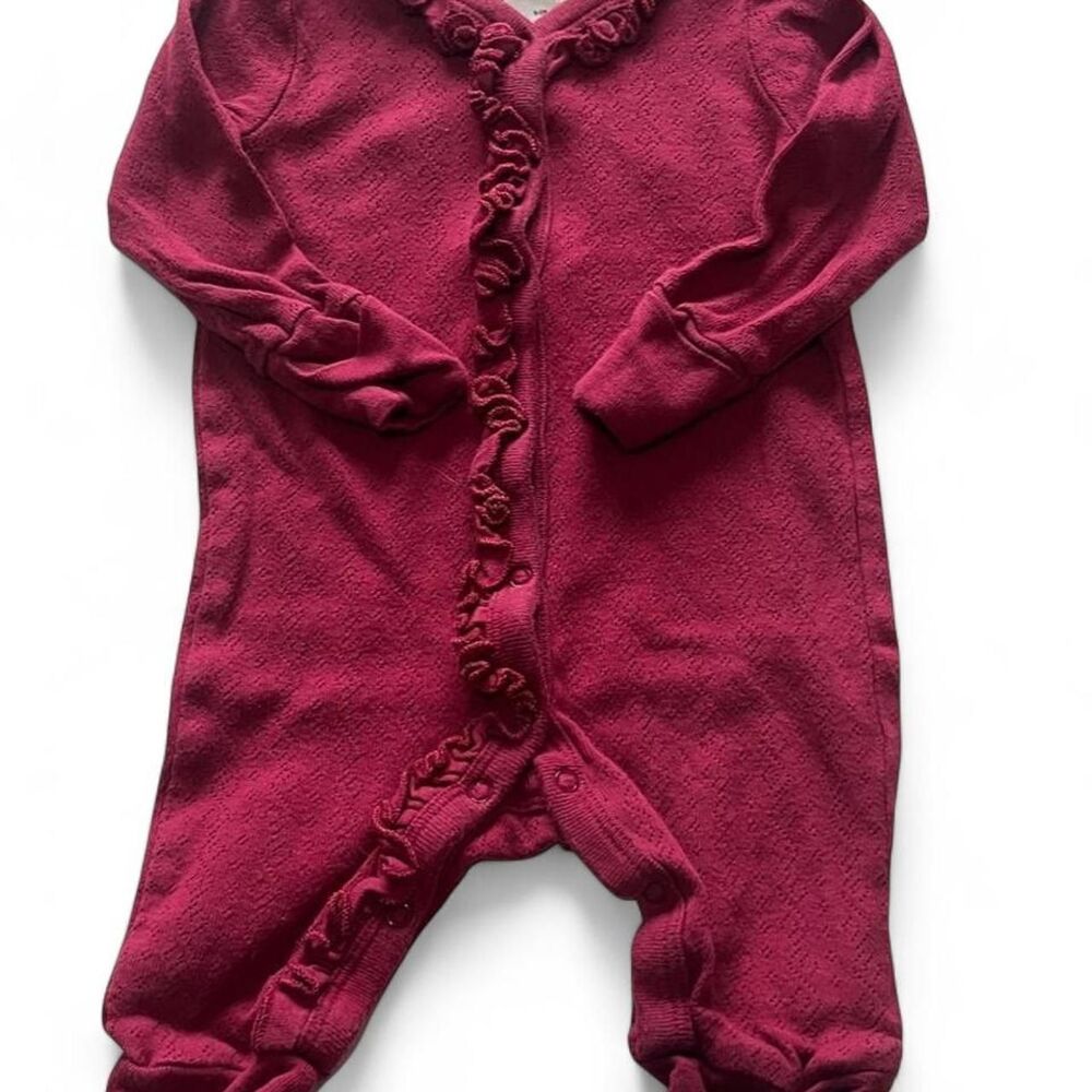 Carter-s Women's Burgundy and Red Playsuit-romper